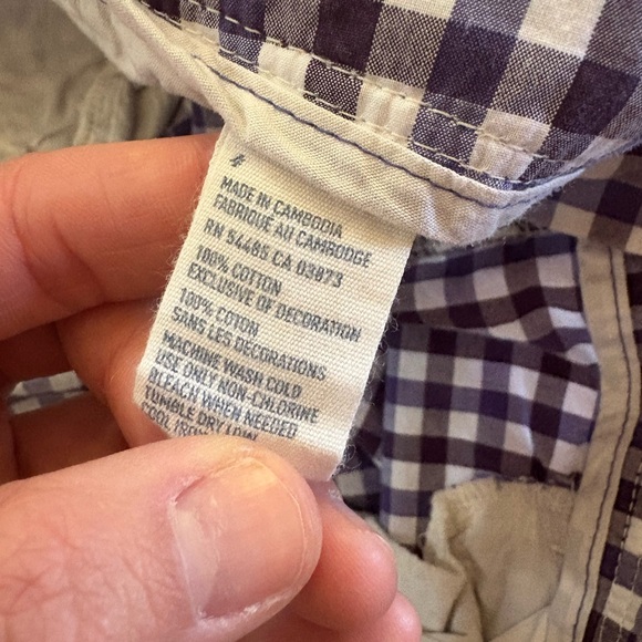 American Eagle Outfitters Blue and White Shorts - Picture 4 of 4